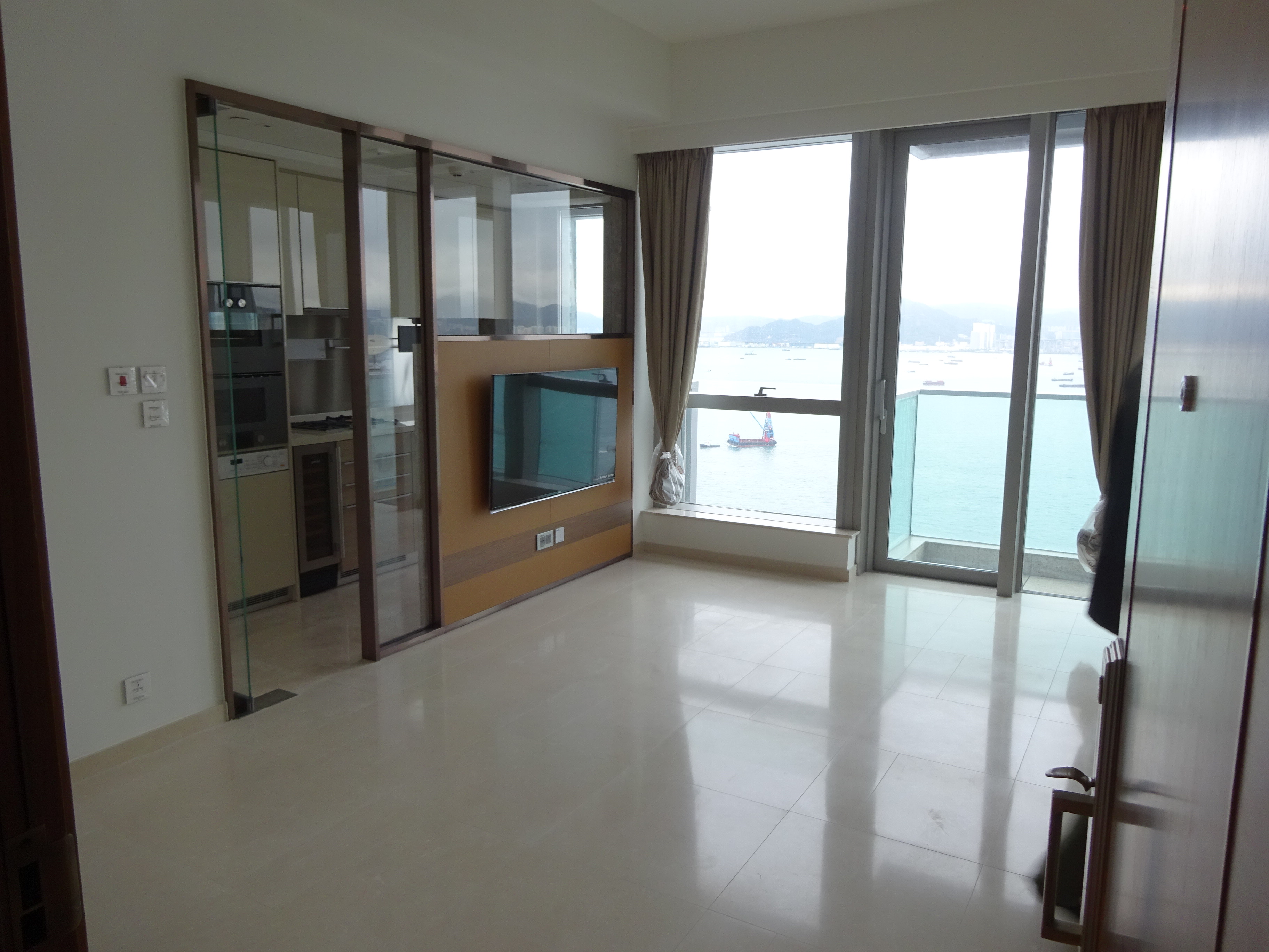 Compact apartment in Kennedy Town, Hong Kong.